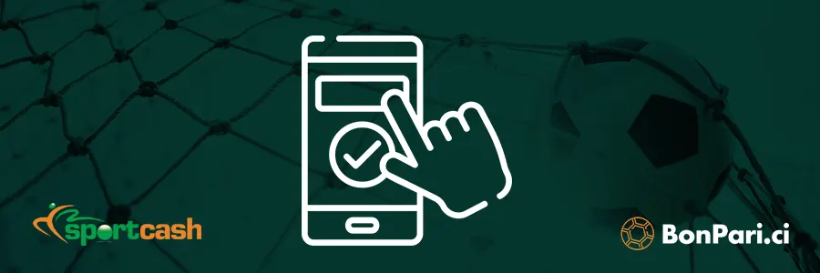 Inscription détaillé dans l'application mobile