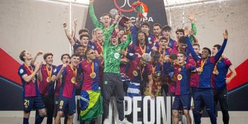 Le FC Barcelone, vainqueur de la Supercoupe d'Espagne