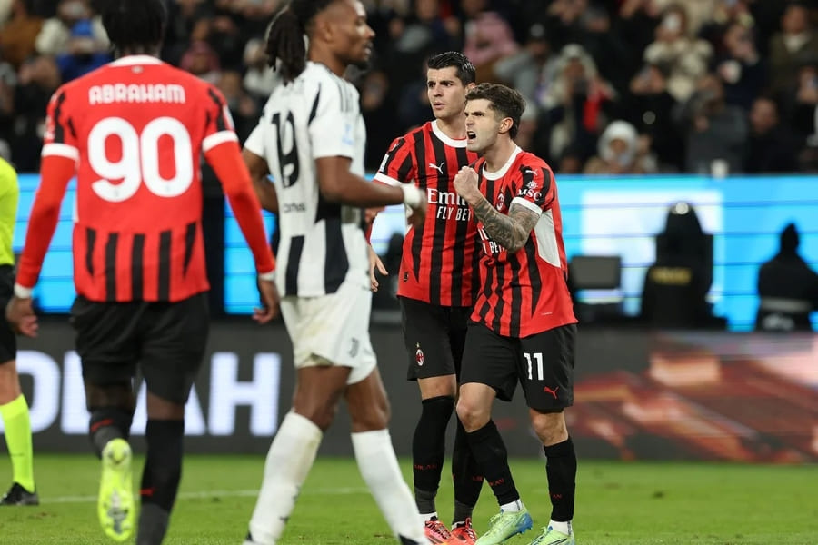 Les joueurs de Milan