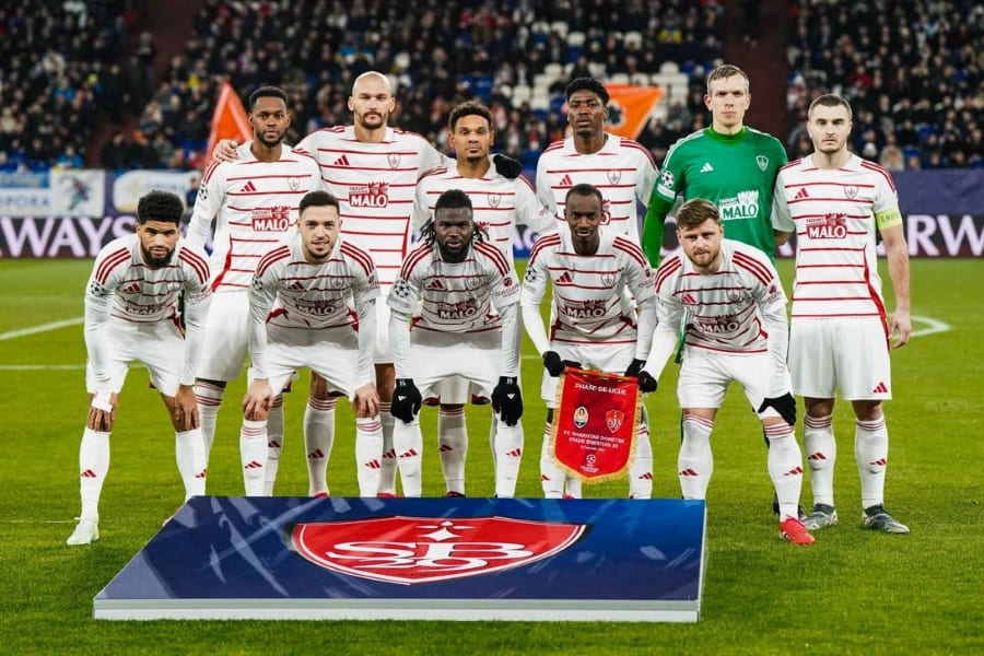 Les joueurs du Stade Brestois