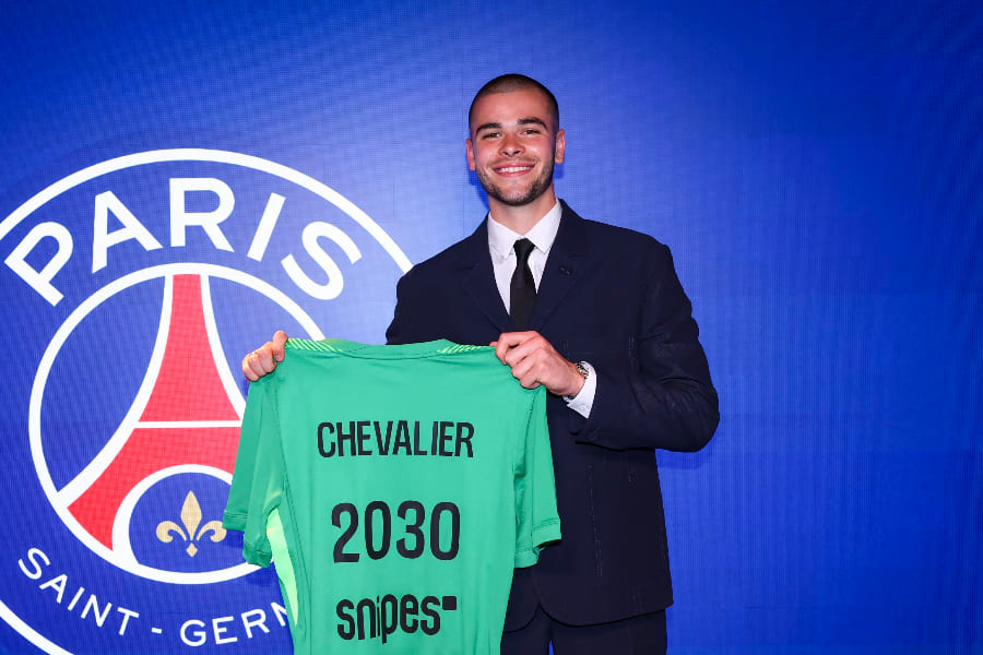 Lucas Chevalier, nouveau gardien du PSG